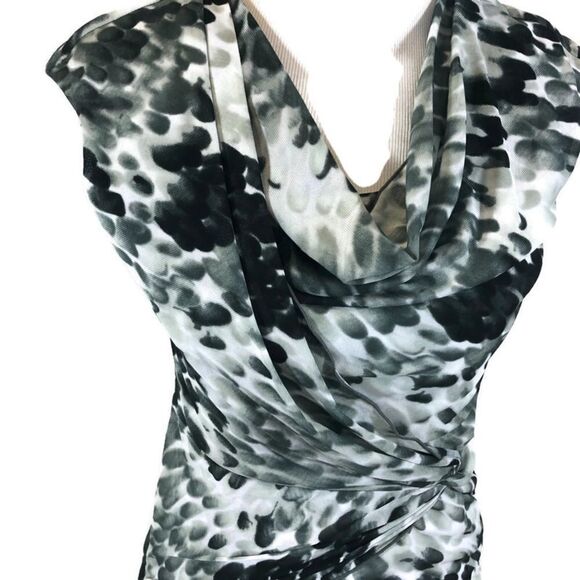 Relativity Black and White Sleeveless Blouse Small - Picture 2 of 6
